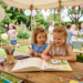 Gästebuch für Kinderfeiern gestalten: Märchenmotive als Seitenidee – KI-generiertes Symbolbild