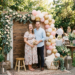 Babyparty und Konfirmation: Fotostationen als Programmelement neben dem Gästebuch (KI)